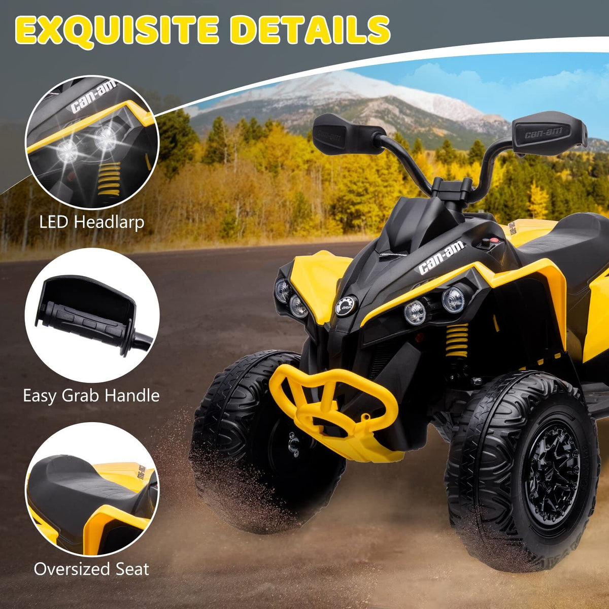 Remote Control Electric Ride-On Car for Kids with MP3 Player - Perfect Gift for Children Ages 3 and Up