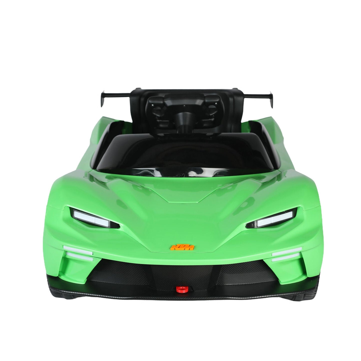 Remote Control Electric Ride-On Car with MP3 Player and LED Lights - Green
