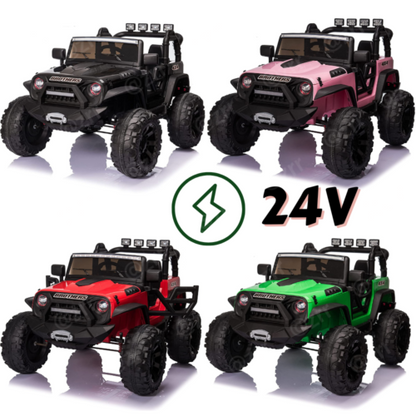 Remote Control Lamborghini Electric Car for Kids - 24/12V Ride-On Truck