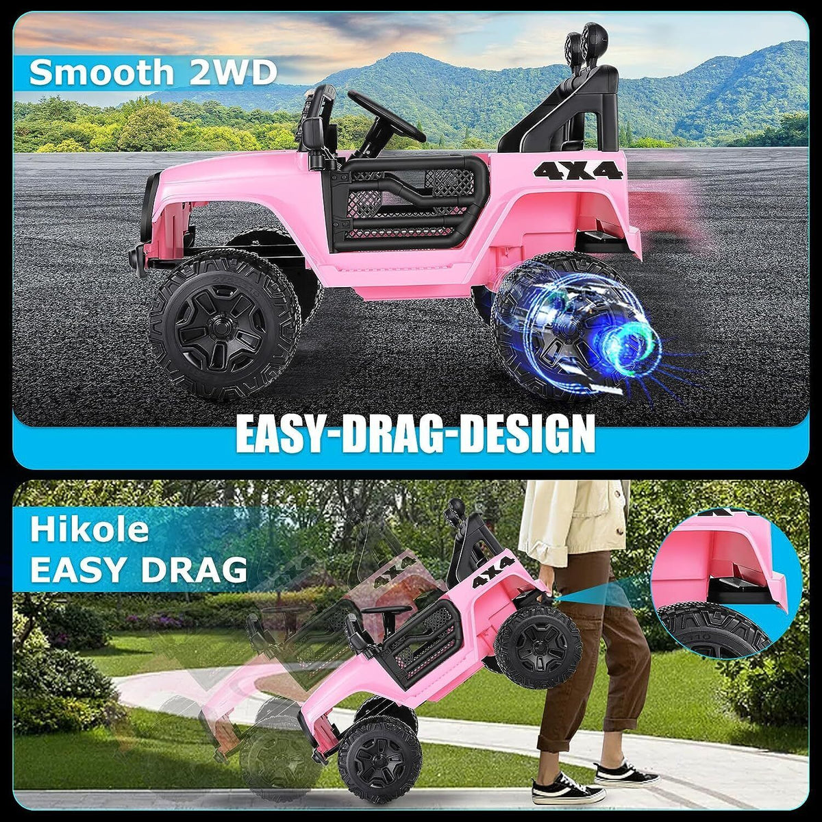 Electric Lamborghini Ride-On Car for Kids with Remote Control - 24/12V Truck Design