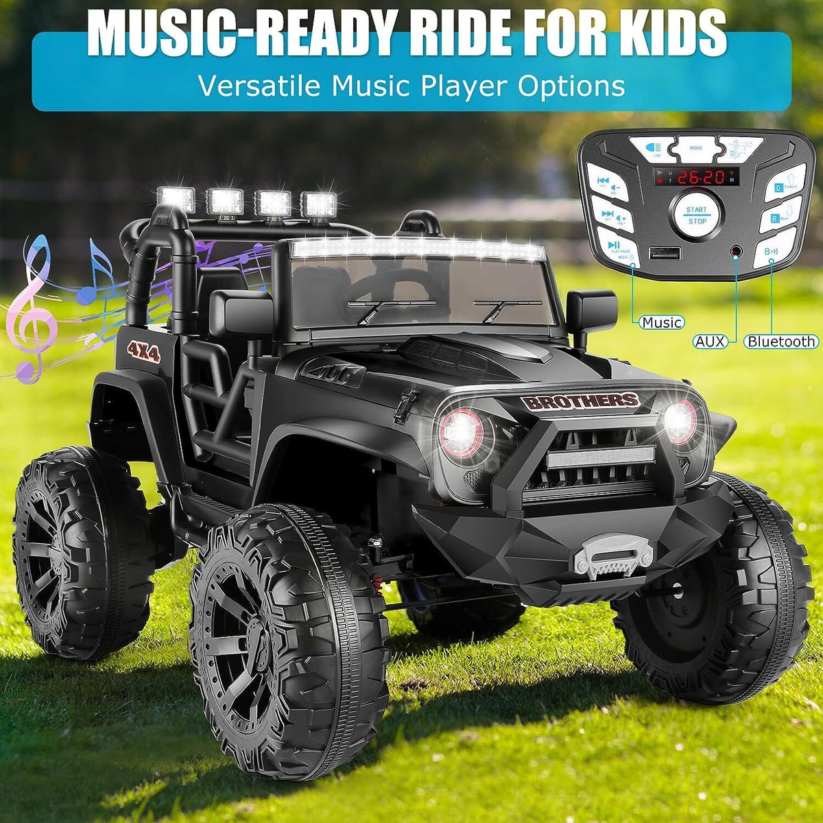 Electric Lamborghini Ride-On Car for Kids with Remote Control - 24/12V Truck Design