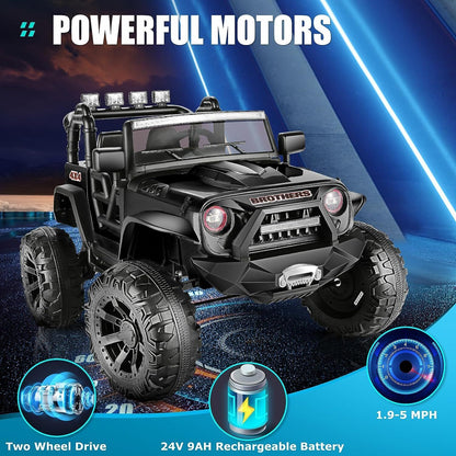Electric Lamborghini Ride-On Car for Kids with Remote Control - 24/12V Truck Design