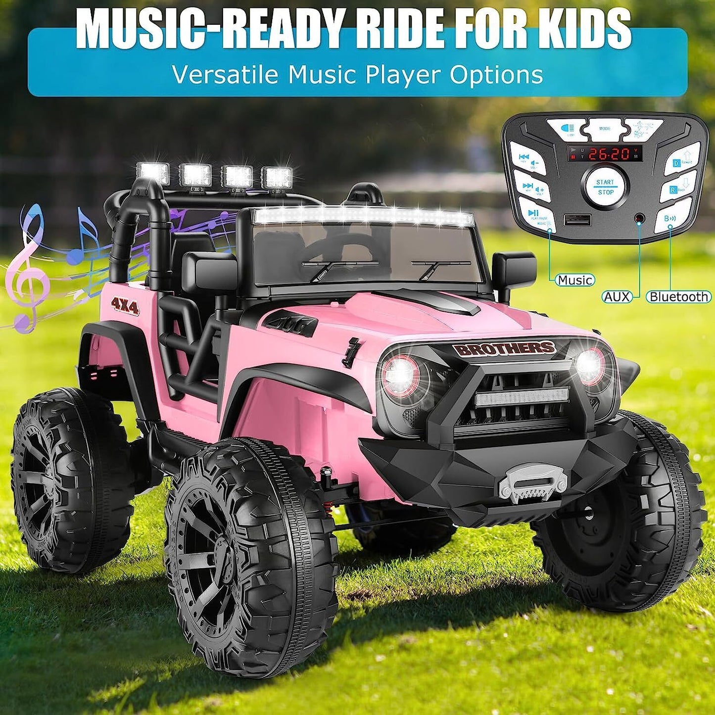Electric Lamborghini Ride-On Car for Kids with Remote Control - 24/12V Truck Design