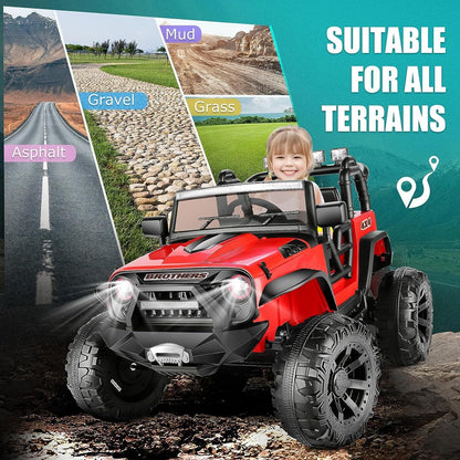 Electric Lamborghini Ride-On Car for Kids with Remote Control - 24/12V Truck Design
