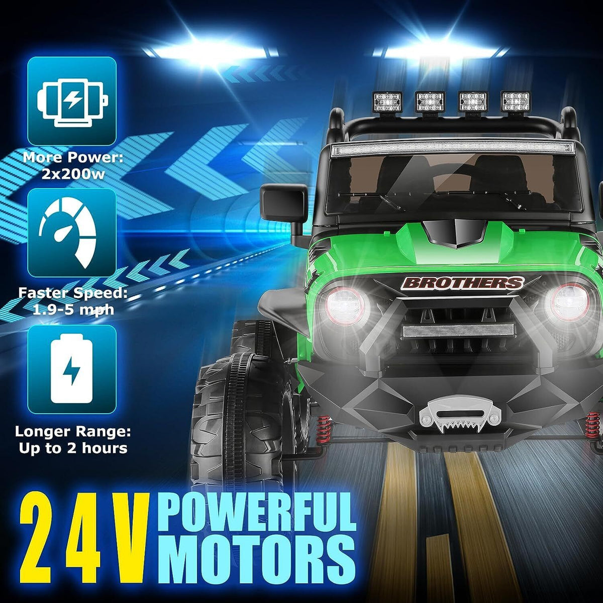 Electric Lamborghini Ride-On Car for Kids with Remote Control - 24/12V Truck Design