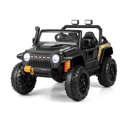 Remote Control Ride-On Truck for Kids with LED Lights - 12V Children's Driving Toy