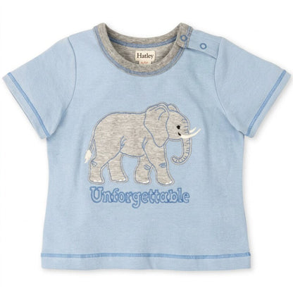 Hatley Baby Boys Graphic Tee Shirt, Elephant, Size 3–6 Months