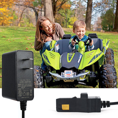 Replacement 12V Charger for Power Wheels 00801-1869 Grey Battery by Fisher Price