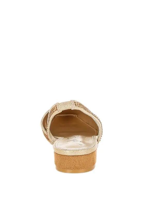 Accessories Rag Company Rerita Rhinestone-Studded Glitter Sandals for Special Occasions