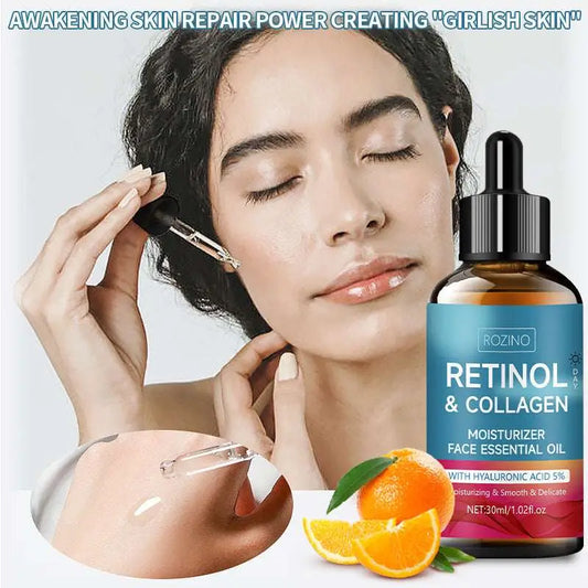 Retinol and Collagen Anti Wrinkle Moisturizing Oil
