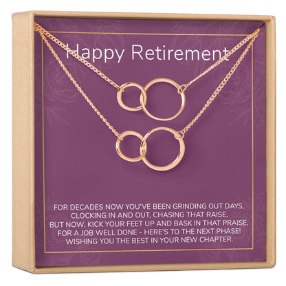 Retirement Necklace, Multiple Styles