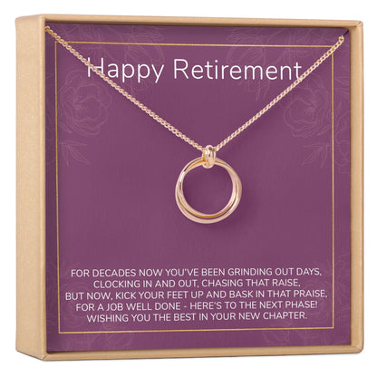 Retirement Necklace, Multiple Styles