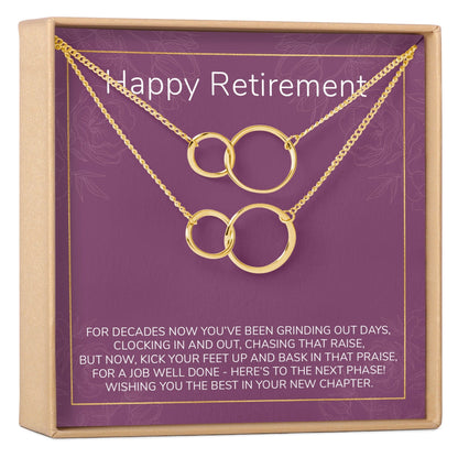Retirement Necklace, Multiple Styles