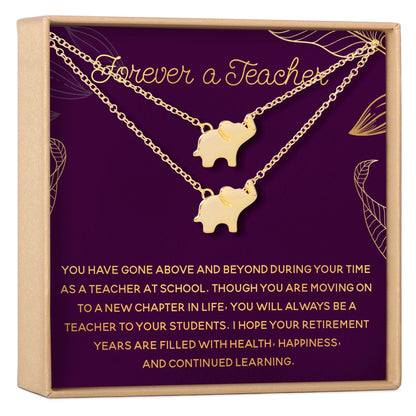 Retiring Teacher Necklace, Multiple Styles Jewelry