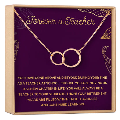 Retiring Teacher Necklace, Multiple Styles Jewelry