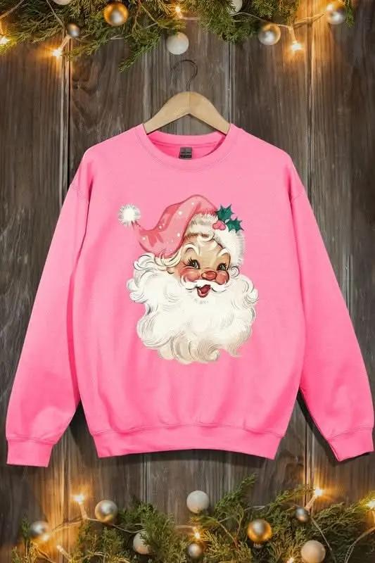 Santa Fleece Women's Sweatshirt | Color Bear