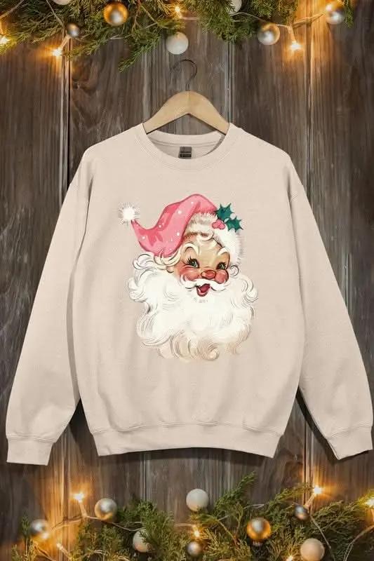 Santa Fleece Women's Sweatshirt | Color Bear