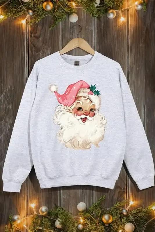 Santa Fleece Women's Sweatshirt | Color Bear
