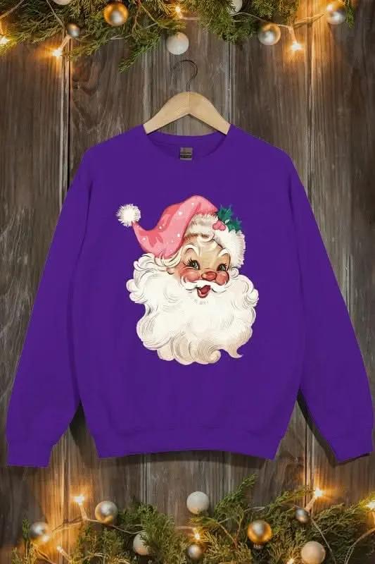 Santa Fleece Women's Sweatshirt | Color Bear
