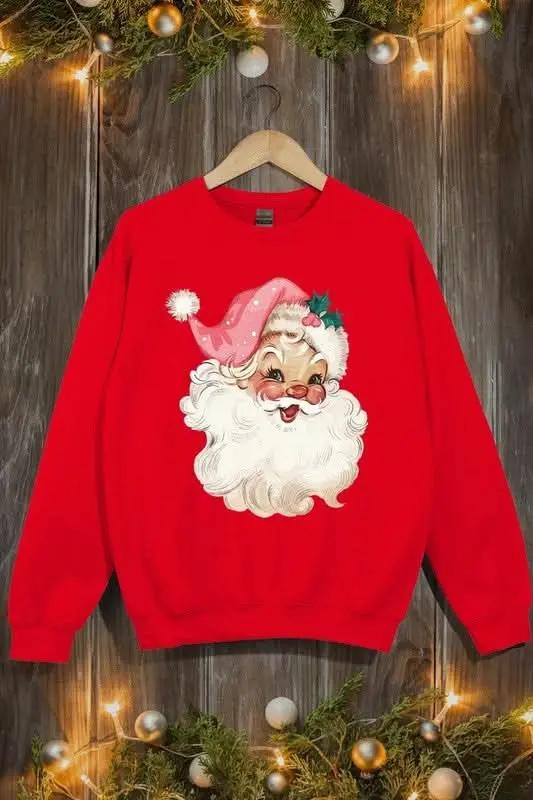 Santa Fleece Women's Sweatshirt | Color Bear