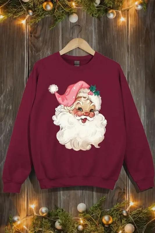 Santa Fleece Women's Sweatshirt | Color Bear