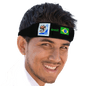 Retro Soccer Fan Headband, 29 Countries (2010 Games)