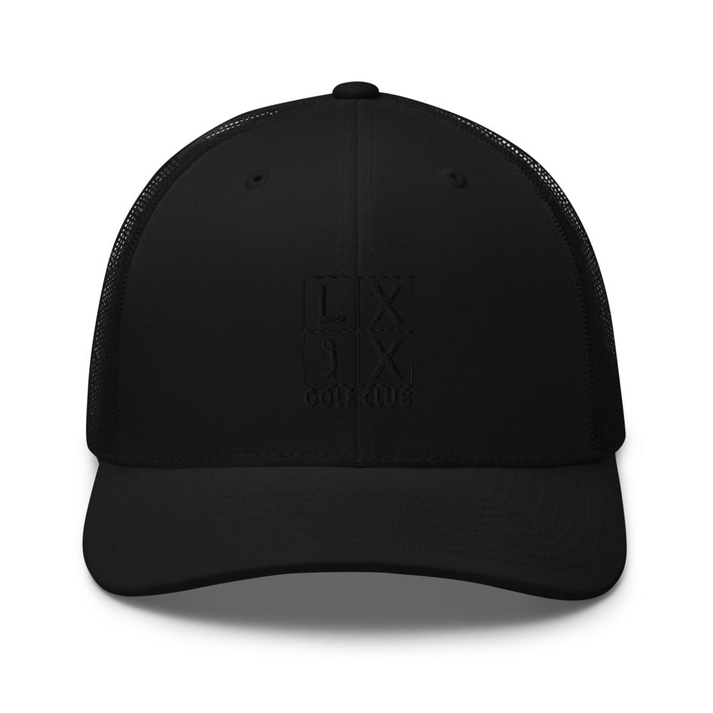 Four Box Logo Trucker Cap - Black Logo