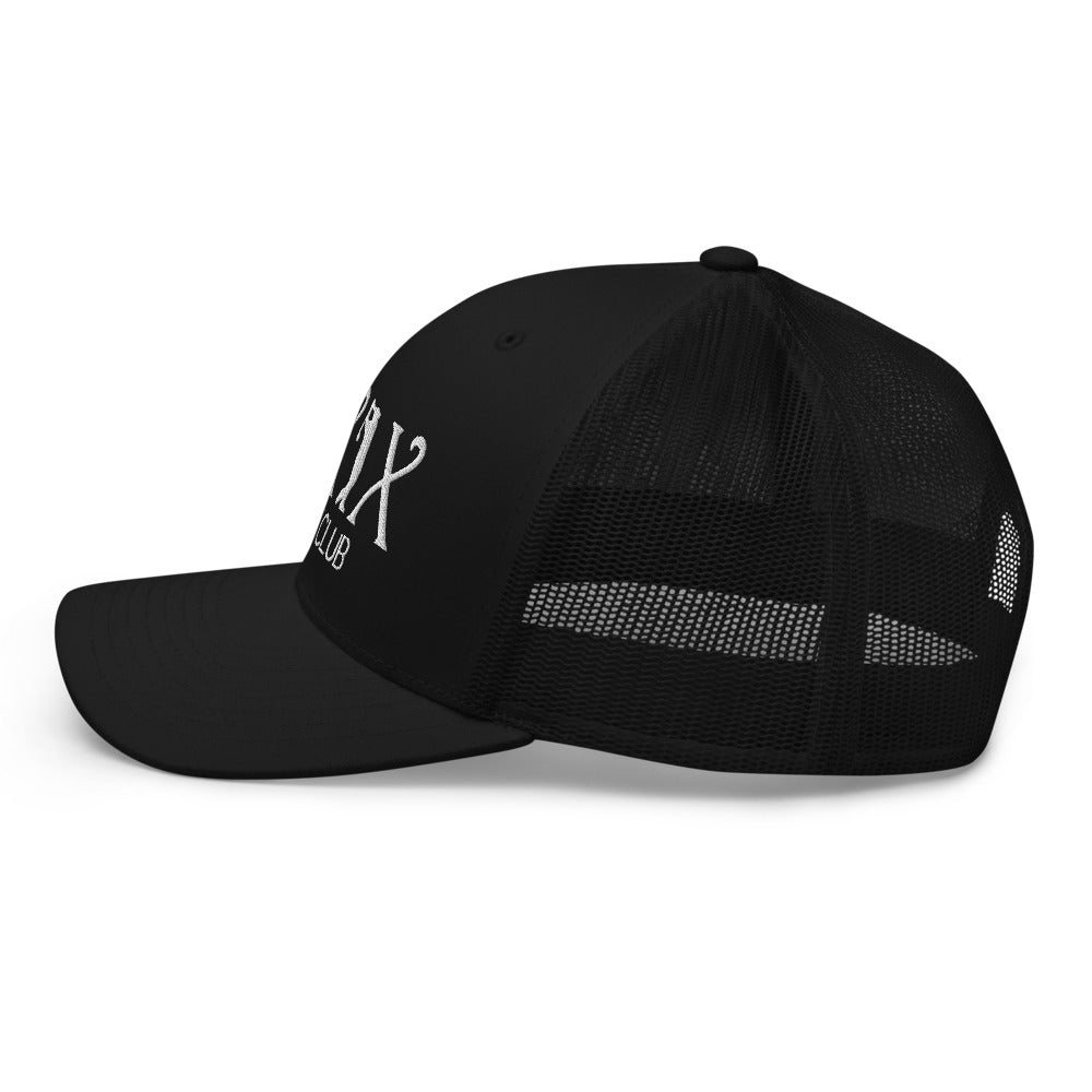 Curve Logo Trucker Cap - White Logo