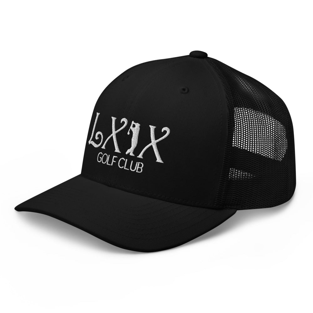 Curve Logo Trucker Cap - White Logo