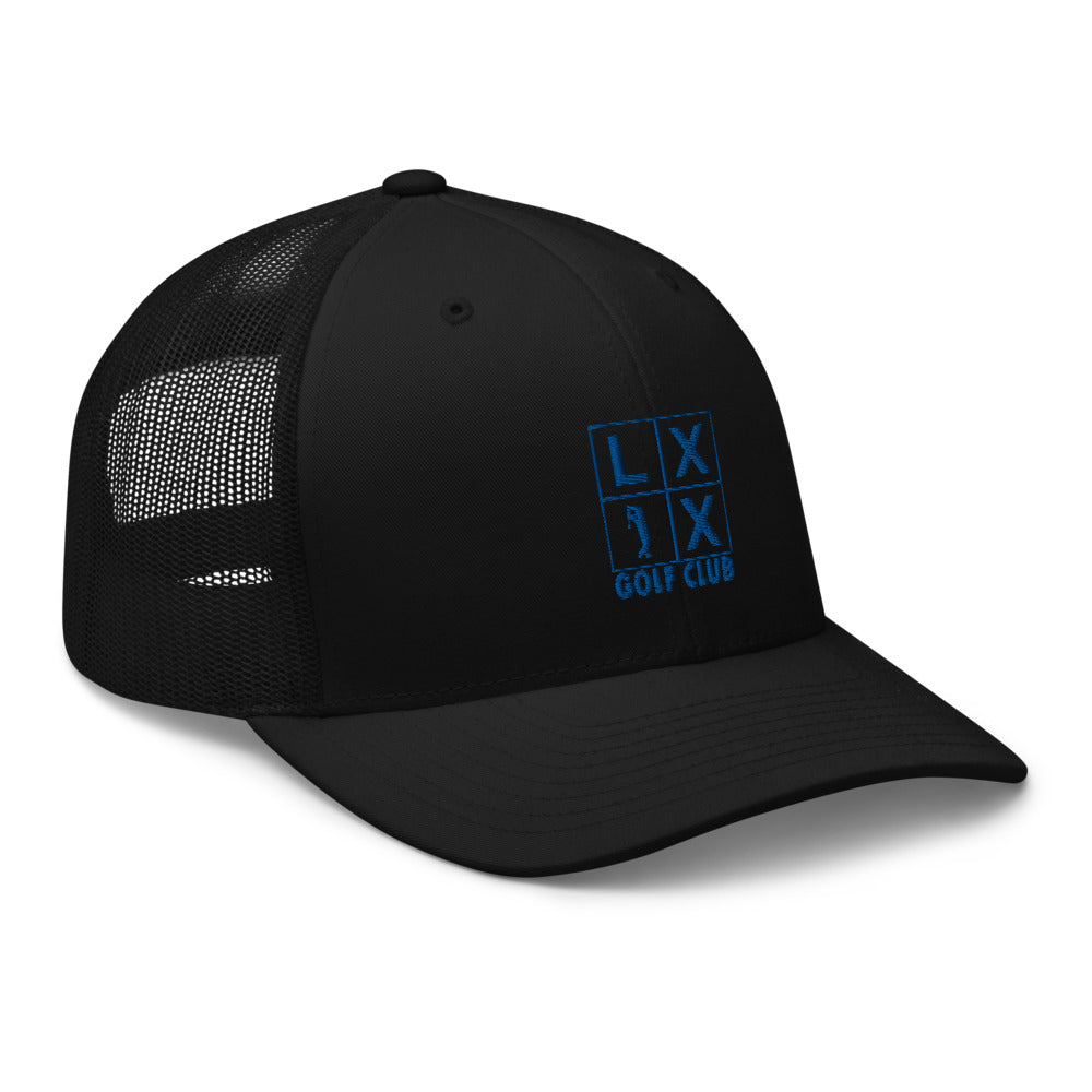 Four Box Logo Trucker Cap - Blue Logo