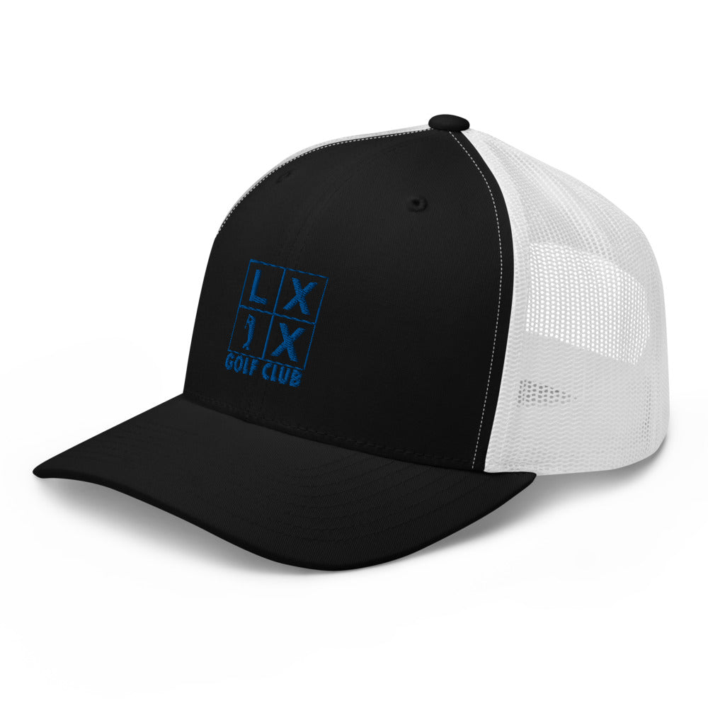 Four Box Logo Trucker Cap - Blue Logo