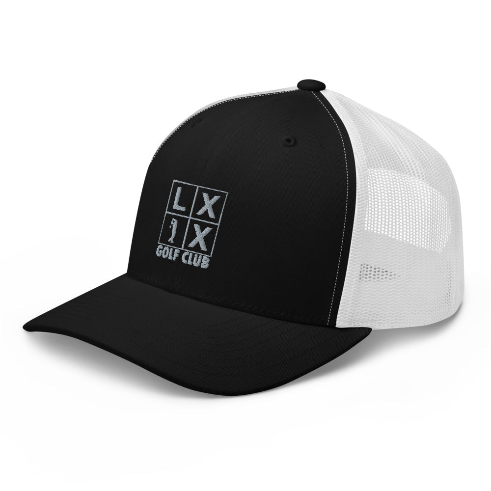 Four Box Logo Trucker Cap - Gray Logo
