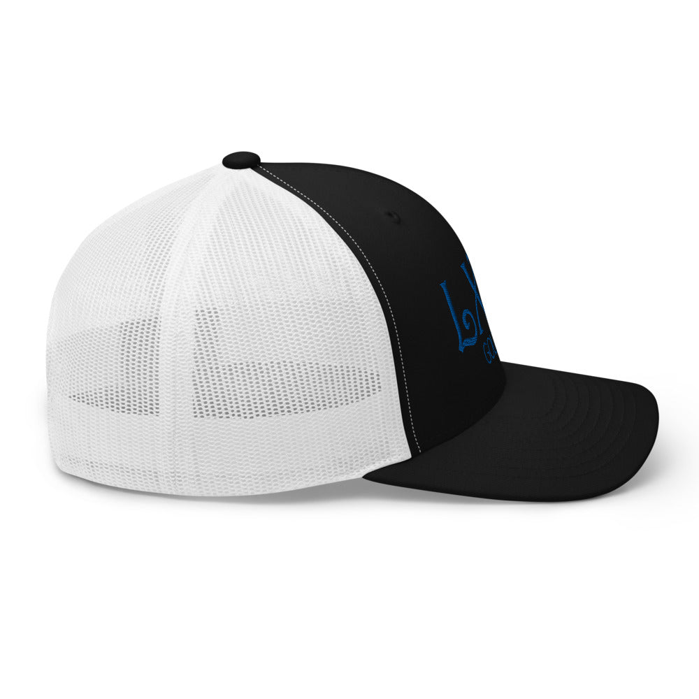 Curve Logo Trucker Cap - Blue Logo