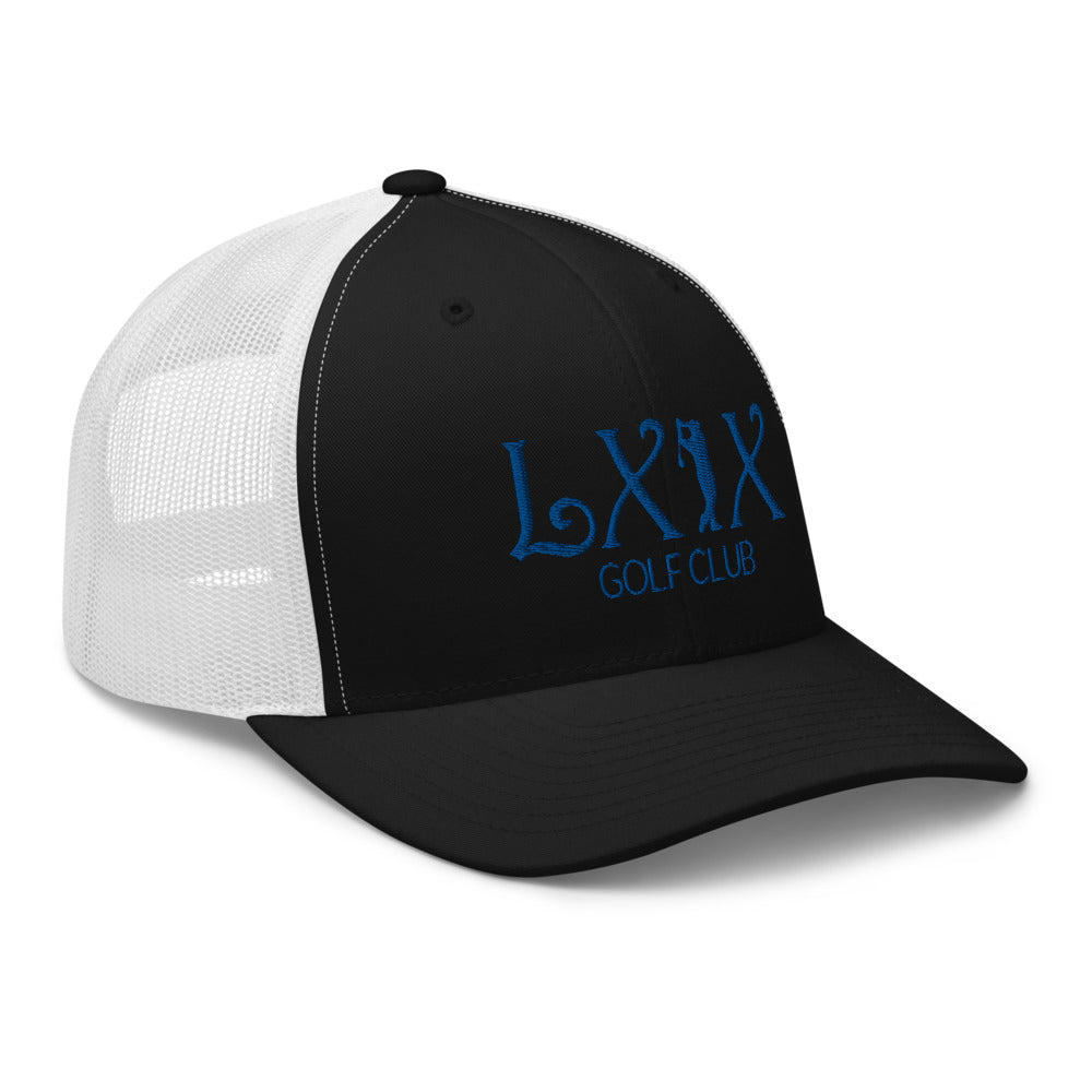Curve Logo Trucker Cap - Blue Logo