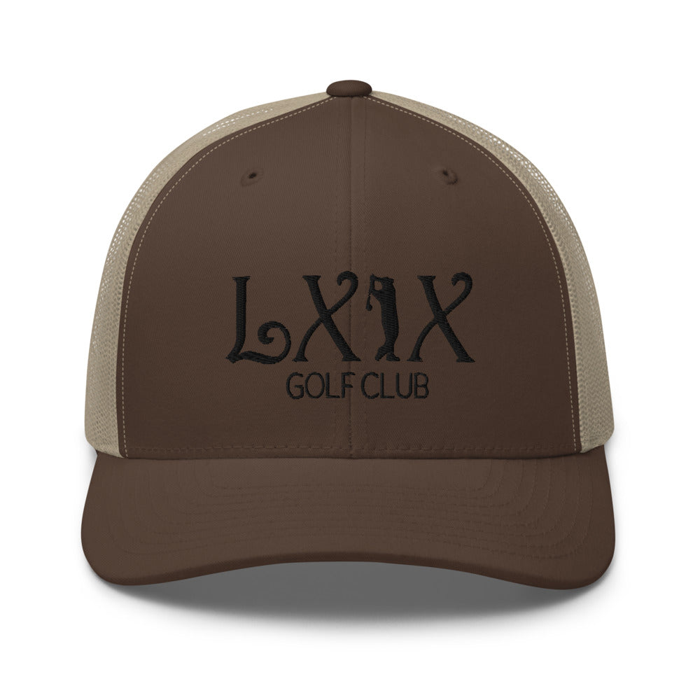 Curve Logo Trucker Cap - Black Logo