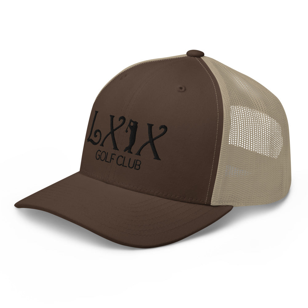 Curve Logo Trucker Cap - Black Logo