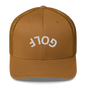 Upside Down Golf Arch Trucker Cap