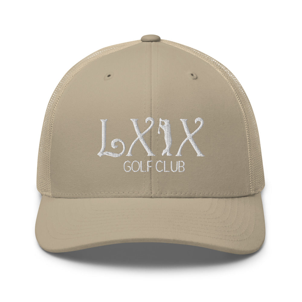 Curve Logo Trucker Cap - White Logo