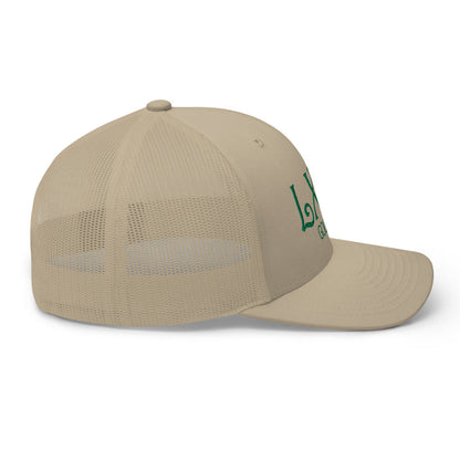 Curve Logo Trucker Cap - Green Logo