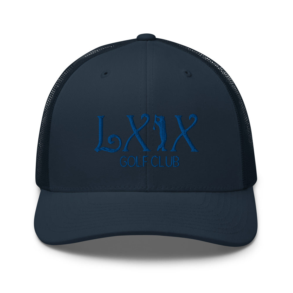 Curve Logo Trucker Cap - Blue Logo