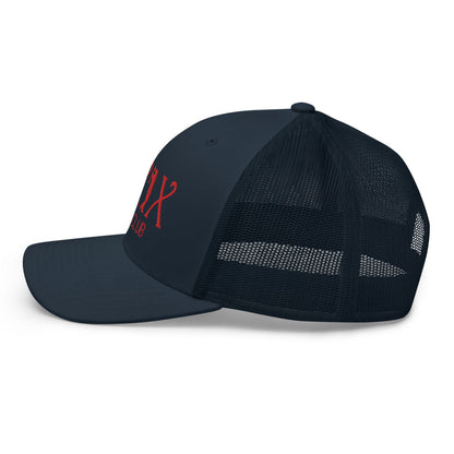 Curve Logo Trucker Cap - Red Logo