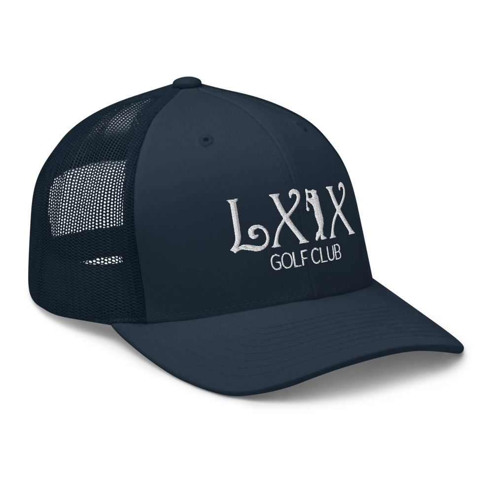 Curve Logo Trucker Cap - White Logo