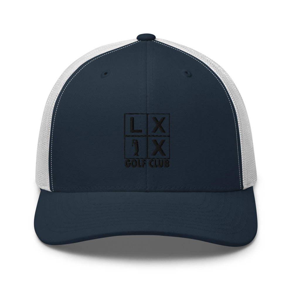Four Box Logo Trucker Cap - Black Logo