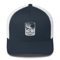 Whiskey Glass Trucker Cap