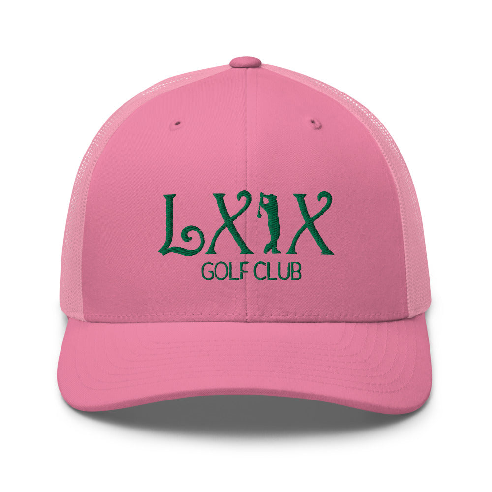 Curve Logo Trucker Cap - Green Logo