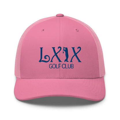 Curve Logo Trucker Cap - Blue Logo
