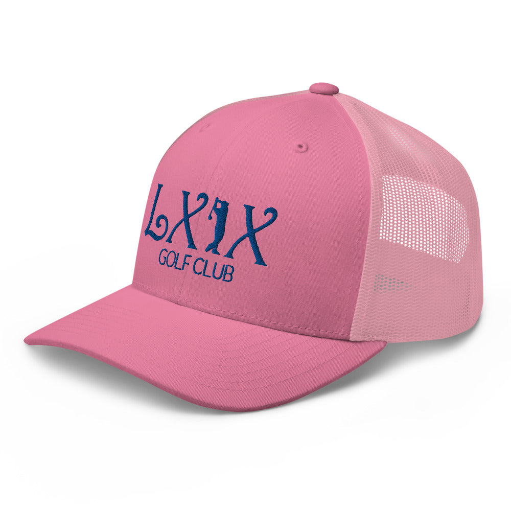 Curve Logo Trucker Cap - Blue Logo