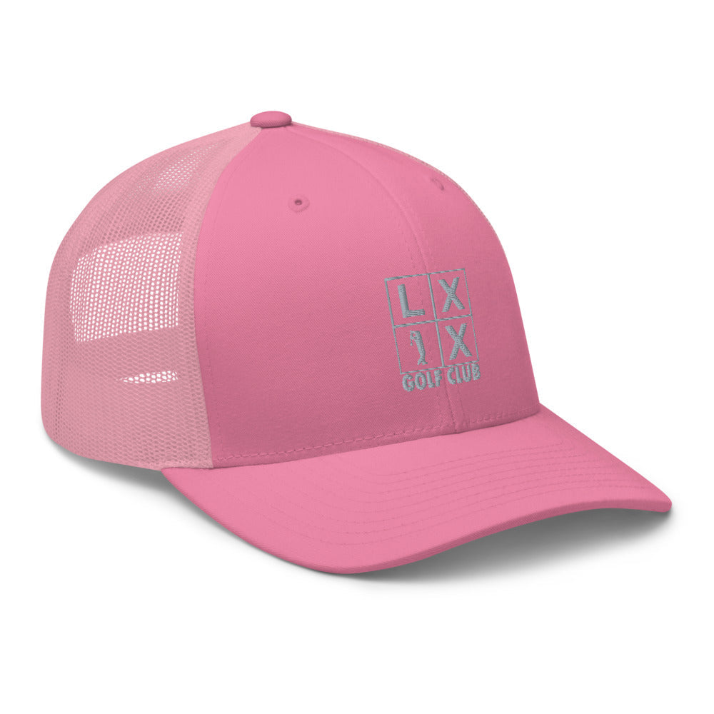 Four Box Logo Trucker Cap - Gray Logo