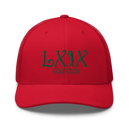 Curve Logo Trucker Cap - Green Logo