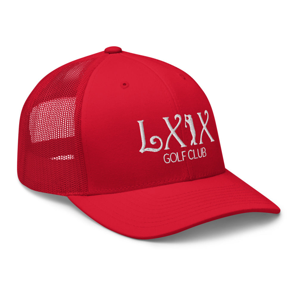 Curve Logo Trucker Cap - White Logo
